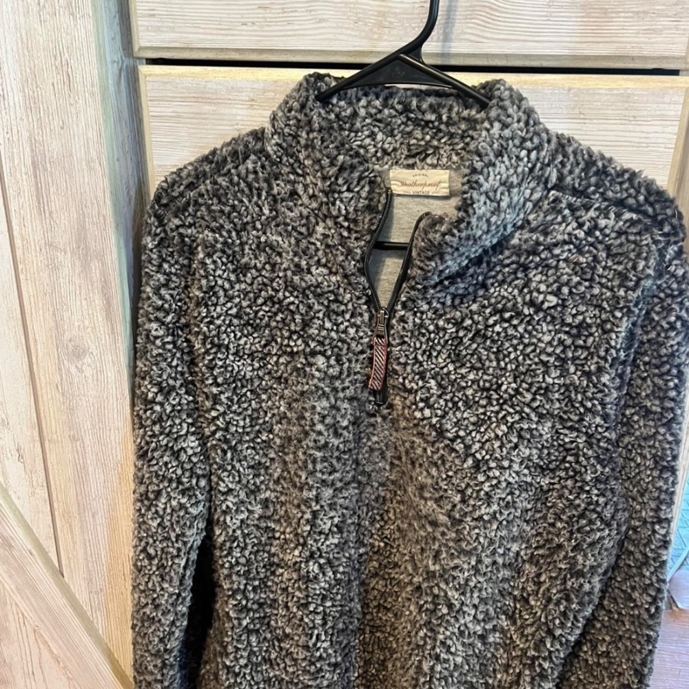 Vintage Weatherproof Women’s SZ L Sweater Frosty Sherpa Pullover - Picture 4 of 7